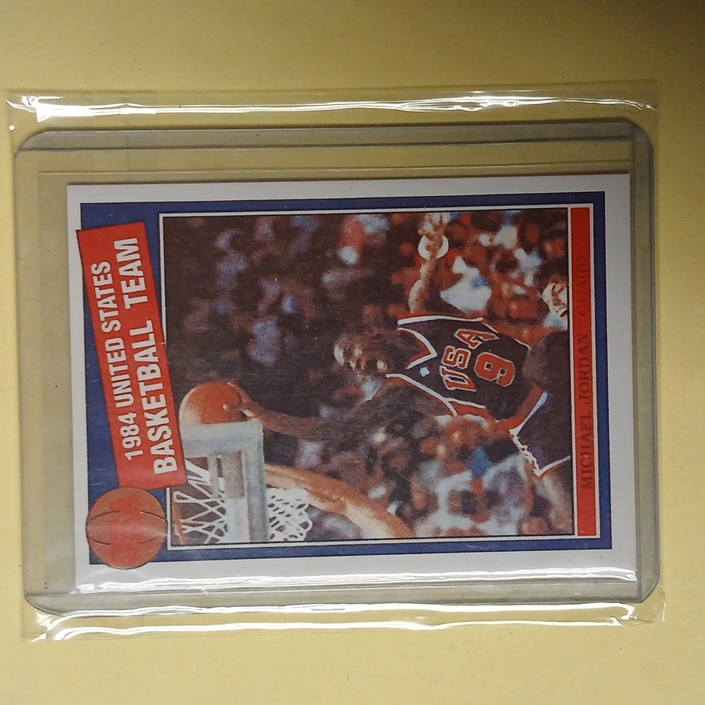 1984 Michael Jordan Olympic Sweet and Low Card